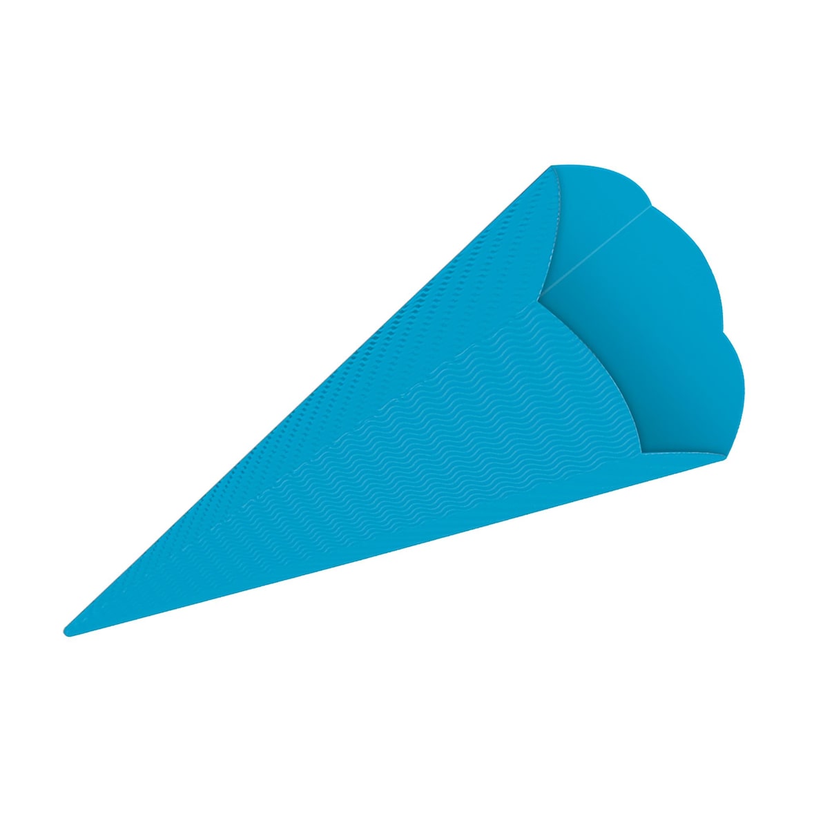 3D-SCHULTÜTEN,68CM HOCH,5ST.CALIFORNIABLAU