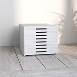 thumbnail of HOMCOM Scarpiera con 8 Contenitori Impilabili e Pieghevoli Bianco