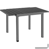 thumbnail of tectake Gartentisch Inca Aluminium, ausziehbar, Holzoptik  schwarz - 406516