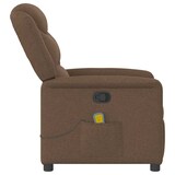 thumbnail of vidaXL Massagesessel Braun Stoff