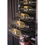 thumbnail of Vetrina vino slim 105 bottiglie doppia temperatura da +2°C a +20°C mensole in metallo e cassetto inferiore SLIMWINESW1052TB