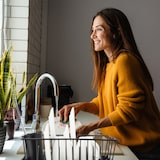 thumbnail of Relaxdays Abtropfgestell, Besteckkorb & Abtropfschale, Geschirrständer Küche, Abtropfgitter, Kunststoff, Metall, schwarz