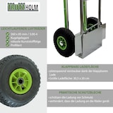 thumbnail of Sackkarre mit Treppenrutsche Traglast 200 kg Aluminium Lufträder Stapelkarre Transportkarre