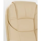 thumbnail of Poltrona regolabile e girevole da Ufficio Presidenziale direzionale ergonomica Modello Silky in ecopelle colore beige