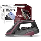 thumbnail of Imetec Onda Z4 4000, Plancha de vapor con placa ondulada deslizante patentada, 2400 W, golpe de vapor 200 g, depósito de 300 ml, 3x protección antical