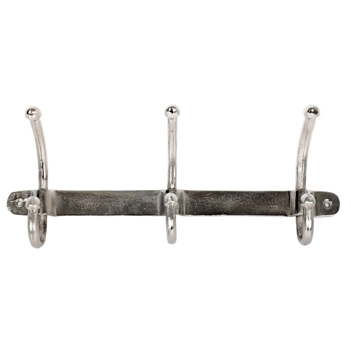 Porte-manteau en aluminium 3 crochets Sil