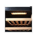 thumbnail of Cantina vini premium per 28 bottiglie doppia temperatura a refrigerazione ventilata - ripiani in legno