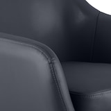 thumbnail of Conjunto de 2 bancos de bar em pele Grant preto