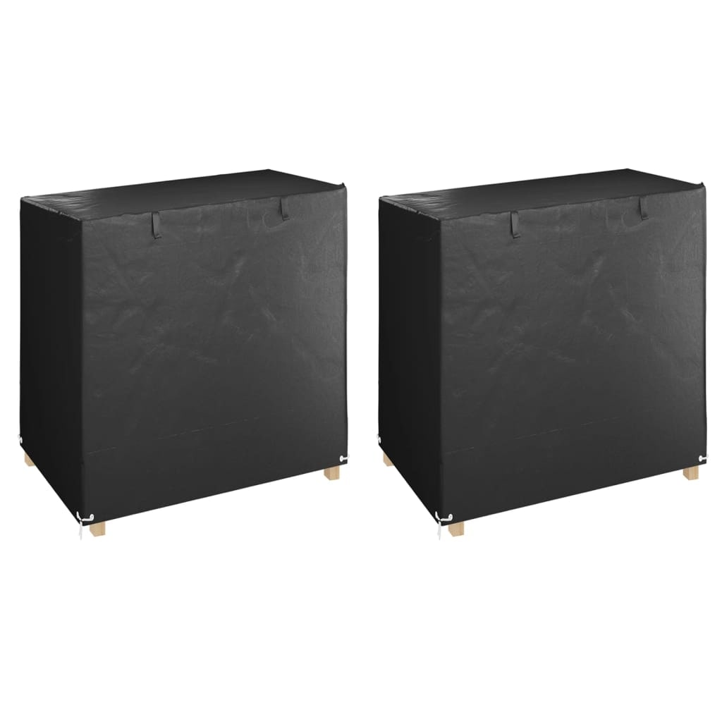 vidaXL Abdeckungen für Schaukelbank 2 Stk. 8 Ösen 125x90x135/165 cm