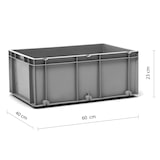 thumbnail of Caja de plástico Eurobox 47 litros 40 x 60 x 23 cm