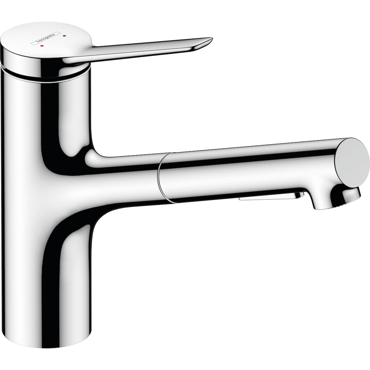 Hansgrohe Zesis M33 Einhebel-Küchenmischer mit Ausziehbrause, 2jet Chrom