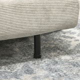 thumbnail of Schlafsofa 141x90x81 Buchenholz Beine verstellbare Rückenlehne 3-fach Bettfunktion Gästebett Polyester Komfort Elegant Grau