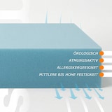 thumbnail of Materasso matrimoniale 165x190, Alto 16 cm - Rivestimento Silver, Waterfoam | Levante H16