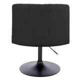 thumbnail of SVITA EMILY Loungesessel Relaxsessel höhenverstellbar mit Rückenlehne Leinen-Optik Schwarz