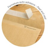 thumbnail of Clairefontaine 125x Versandtaschen haftklebend Kraft 260x330mm/B4 90g - Braun 7954C