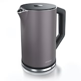 thumbnail of Arendo Wasserkocher 1,5 l 2200 W, Edelstahl, Doppelwand, Temperaturwahl 40 - 100°C mit Anzeige, vulkangrau