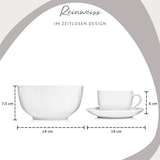 thumbnail of SÄNGER Porzellan Geschirrset New Port, Kombiservice 86 teilig für 12 Personen