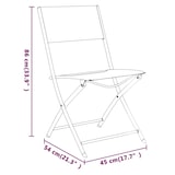thumbnail of Helloshop26 - Conjunto de comedor de jardín exterior de 5 piezas muebles grises y negros 02_0013798