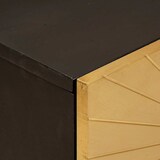 thumbnail of vidaXL Nachttisch Schwarz und Gold 50 x 33 x 60 cm massives Mangoholz