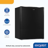 thumbnail of Exquisit Mini Gefrierschrank GB60-150E schwarz | 42 l Nutzinhalt | Klein und kompakt | Türanschlag wechselbar | Gefrieren