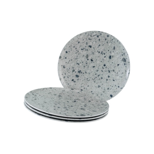 CreaTable Stone Collection Florenz Pizzateller 4-tlg Porzellan