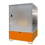 thumbnail of Gefahrstoff Schrank Depots 3 lackiert RAL2000 Gelborange Umwelt Lagertechnik