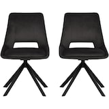 thumbnail of DUPI Sillón de Comedor CALPE | Butaca tapizado en Antelina | Diseño Moderno | 59x49x83 cm | Pack 2 Unidades | Gris Velvet