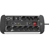 thumbnail of Renkforce 1015A-CMB-SXMS Master/Slave-Steckdosenleiste 10fach Schwarz, Aluminium Schutzkontakt 1 St.