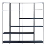 thumbnail of Helloshop26 - Zeitloses Design-Regal für Wohn-/Schlafzimmer freistehendes Aufbewahrungsmöbel Rælingen 180 x 180 x 33 cm schwarz 03_0011152