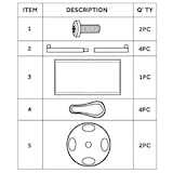 thumbnail of Muro de blindaje Bolero fabricado en lona ignífuga roja