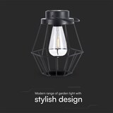 thumbnail of V-TAC VT-7995  Designer tuinlamp op zonne-energie - Zwart - 8 Lumen - 2700K