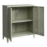 thumbnail of Helloshop26 - Casier de bureau armoire meuble de rangement pour bureau atelier chambre acier de bureau métallique à 2 portes 90 x 80 03_0006337