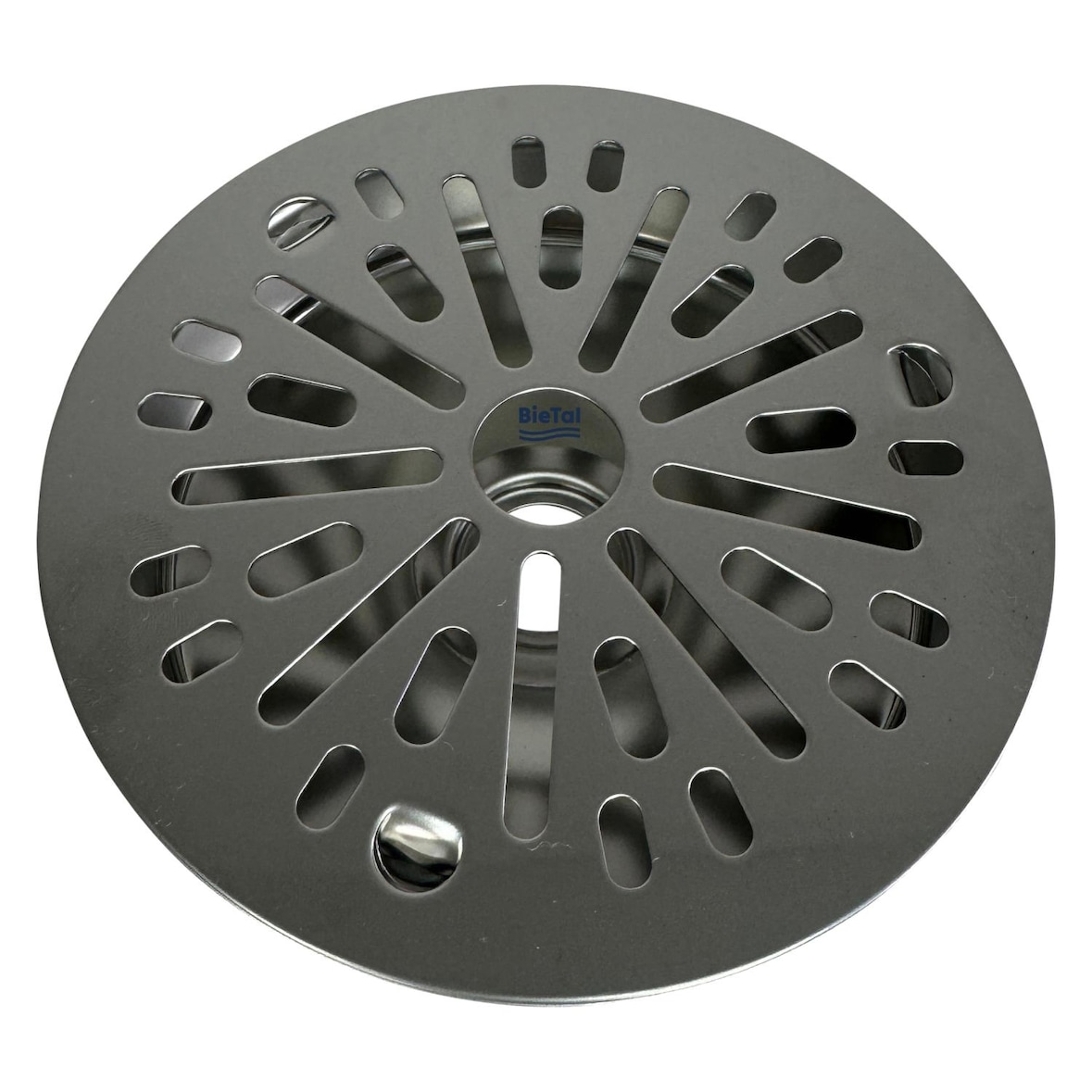 BieTal® Tropfschale Tropfkasten Edelstahl rund 13,2cm mit Lochplatte zum Einlassen