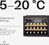 thumbnail of Klarstein Rhone 28 Uno Weinkühlschrank | 28 Flaschen | LED-Steuerung | Push-to-Open | leise Schwarz