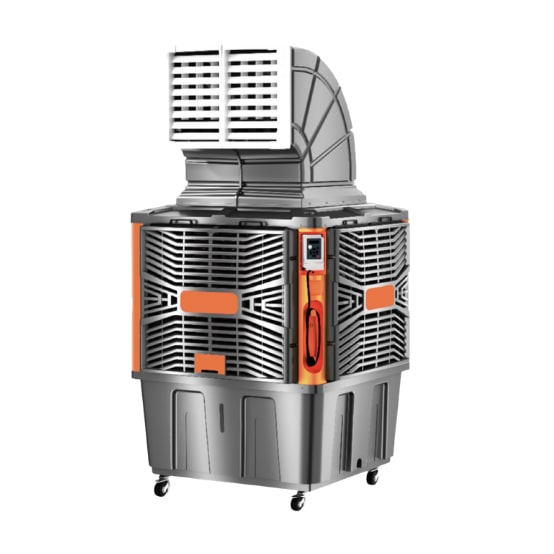 KRS EVC180 Q1 Raffrescatore evaporativo portatile in plastica 18.000 mc/h 1180x1180x1300  320l Grigio