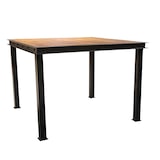 thumbnail of Table mange debout fer et bois L150 x P150 x H107