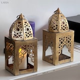 thumbnail of LAYBA Marokkanische Laterne Gold-Optik Messing