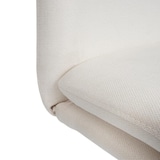 thumbnail of CHEFGASTRO 2er-Set Esszimmerstuhl HxBxT 92x47x57cm Sitzhöhe 49cm Stoff/Textil Edelstahl gebürstet Creme-Beige Küchenstuhl Freischwinger Stuhl