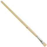 thumbnail of Gussow-Pinsel Gr. 2 helle Borsten m. Nickelzwinge langer Stiel