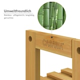 thumbnail of Casaria Standregal Wandregal Bad Holz Bambus 3 Etagen