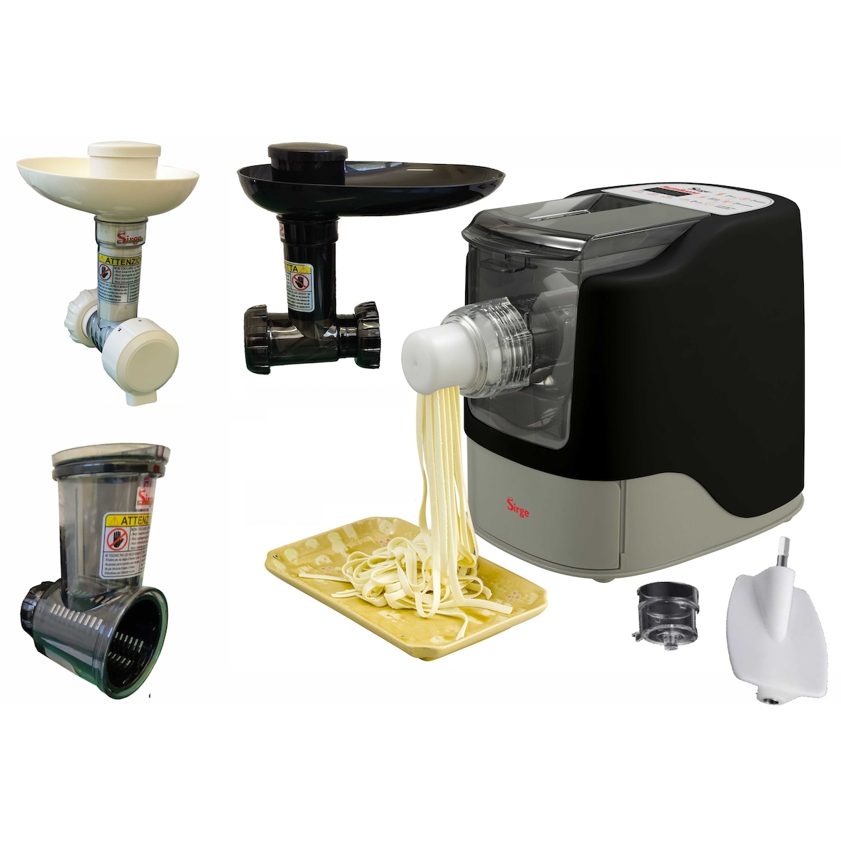 Procesador de alimentos multifuncional para pasta, pizza, pan, picadora de carne, picadora de verduras, heladera 6 en 1