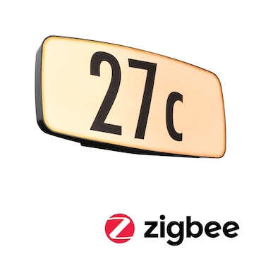 Paulmann LED Lampe de rue Smart Home Zigbee 3.0 Sheera Capteur crépusculaire Insect-friendly Tunable Warm 430lm Anthracite 94507