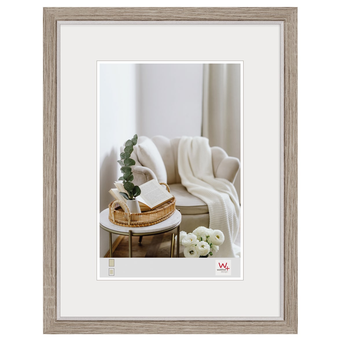 Matches21 Cornice Portafoto In Legno 3D Con Cuori - 10x15 Cm, Formato Verticale - 3