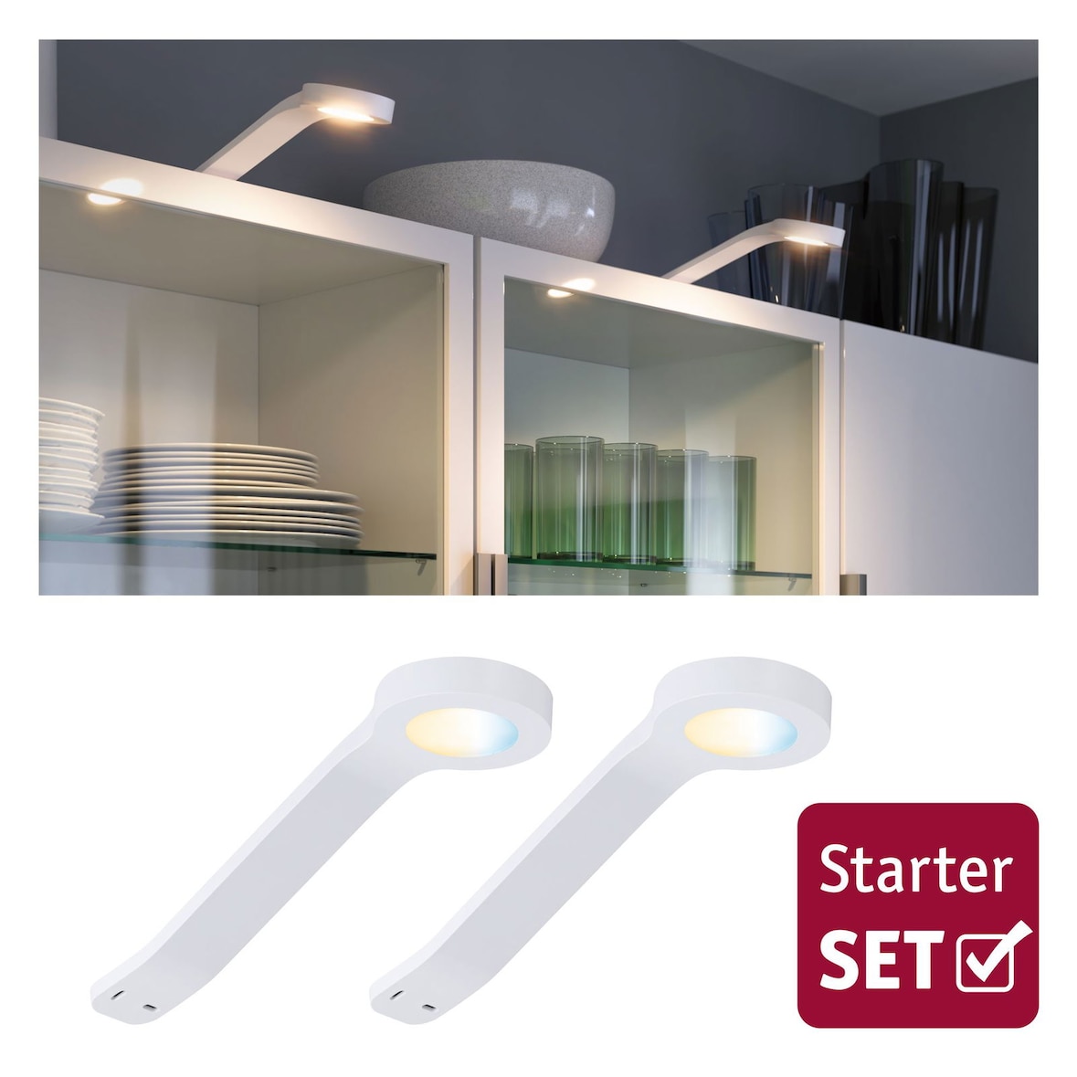 Paulmann Clever Connect LED Spot Mike Tunable White 2x2,5W  12VA Weiß matt 99973