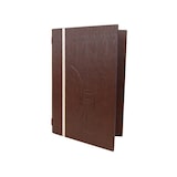 thumbnail of DECOR SERVICE Speisekarte "Elegance", A5, braun, 8 Seiten, 1 Stk.