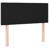 thumbnail of vidaXL Boxspringbett mit Matratze & LED Schwarz 100x200 cm Stoff