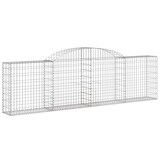 thumbnail of vidaXL Gabionen mit Hochbogen 5 Stk. 300x30x80/100 cm Verzinktes Eisen