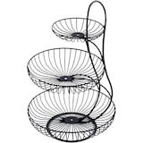 thumbnail of YNONA Fruitschaal - 3 Laags - Zwart - Fruitmand - Fruitmand Metaal - Etagère - Decoratie Schaal