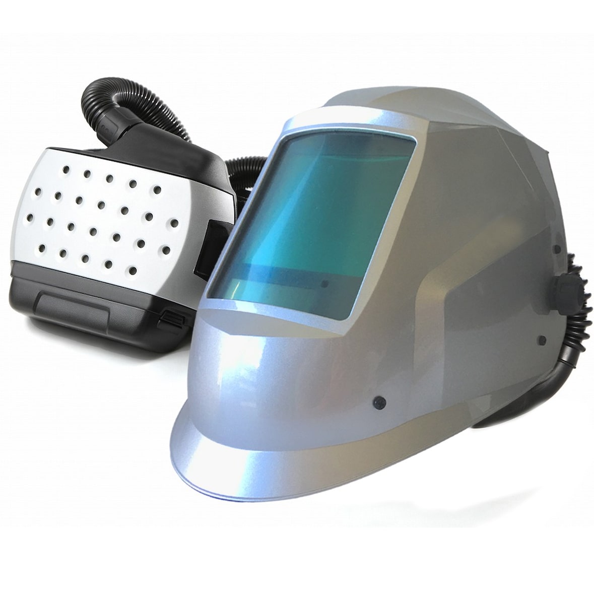 Cagoule de soudure VENTILEE Professionnelle HELMET 6000 E-AIR FRESH Teinte 4/8-8/9-13 Contrôle Digital AWELCO