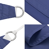 thumbnail of Toldo de vela cuadrado tela Oxford azul 2x2 m